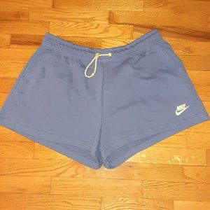 Nike Sweat Pant Gym Shorts - Blue Grey - Women's Size 1X